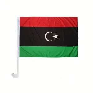 Cờ Xe Libya Treo Hai Mặt Tùy Chỉnh Bán Chạy Nhất