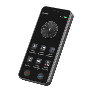 VORMOR A40 Smart 4G AI Traductor de voz inteligente Pantalla de 5,0 pulgadas Control táctil Traductor simultáneo de voz instantánea - Product Image 1