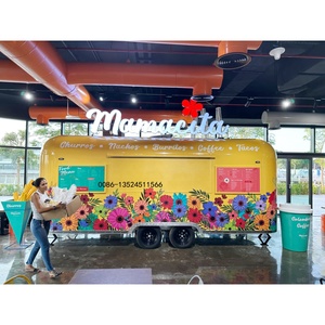 รถเข็นขายอาหารแบบเคลื่อนที่ได้รถเข็นขายในดูไบสำหรับบาร์เบียร์พร้อมอุปกรณ์อาหารว่าง - Product Image 6