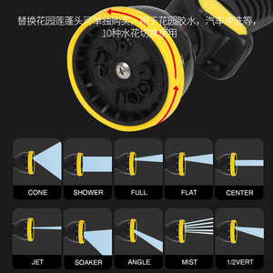 Kit de cepillo de limpieza para lavado de coches, cabezal de Cepillo giratorio con control de interruptor de alta calidad, flujo de agua, limpieza de <span class=keywords><strong>coche</strong></span>/mascota/sofá/rueda/casa - Product Image 5