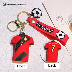 Llavero Popular de la Copa de Europa con <span class=keywords><strong>Camiseta</strong></span> de <span class=keywords><strong>Argentina</strong></span>, Amuleto de Mascota, Regalo, 4x5cm, Tendencia, Venta al por Mayor del Fabricante - Product Image 3