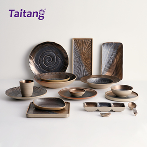 Chine : Fournisseur unique <span class=keywords><strong>de</strong></span> produits en céramique, texture en relief personnalisée, design unique, assiette ronde <span class=keywords><strong>de</strong></span> 7,5 pouces pour restaurant - Product Image 5