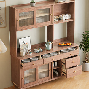 Dazhang Jiaju Ash Wood Solid Wood <b>Sideboard</b> 900mm+ Storage Cabinet Scandinavian Style For Living Room <b>Kitchen</b> - Product Image 4