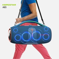 HOPESTAR A85 Altavoz Portátil de Alta Potencia para Exteriores, Subwoofer Battle God de 400W para 5.3 Altavoces, Carcasa de Plástico Impermeable