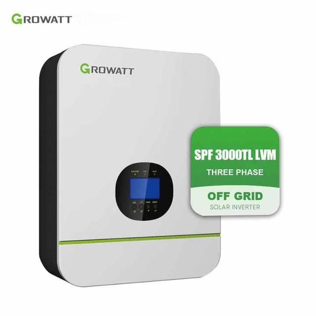 SPF 3000TL LVM-24P Growatt Pure Sine Wave Off Grid Inverter Solar 3kw 5kw 3000W 5000W Growatt Hybrid Inverter