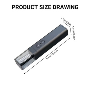 BaiFeng <b>Working</b> <b>Light</b> Led Rechargeable Battery Type C Charging Portable Black 50000 Hours Lifespan - Product Image 2