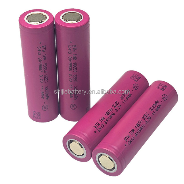 High Capacity 18650 3200mah 3.6V 3C Rechargeable Cylindrical Lithium Ion Battery for Power Tools