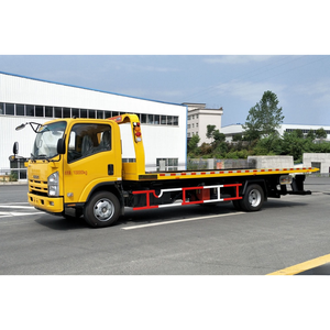 Camion de <span class=keywords><strong>remorquage</strong></span> à plateau plat ISUZU 4x2, capacité de 6 tonnes, pour le transport de voitures, le dépannage et le sauvetage, longueur de plateau de 6,5 m, moteur diesel de 190 CV - Product Image 5