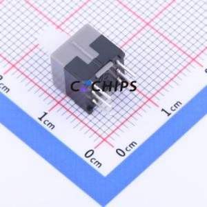 K8-8585D-NNW Push Button Switch Through hole Component (THT) Switch ( Latching / Non-Latching: No Lock ) - Product Image 2