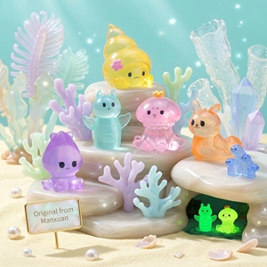 ของตกแต่งตู้ปลาเรซิ่นเรืองแสงรูปแมลงทะเลขนาดจิ๋ว สไตล์ใตทะเล สำหรับตกแต่งตู้ปลา DIY สินค้ามาใหม่ - Product Image 1