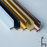 Taille personnalisée en gros maison décor aluminium métal cadre Photo barre suspendu cadre Photo moulage Extrusion profilés en aluminium