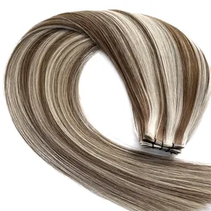 Wholesale Human European Genius Weft Hair Extensions Double Drawn Russian Hair