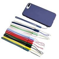 Dragonne de poignet en silicone durable, cordon rond pour téléphone, appareil photo, USB, MP4