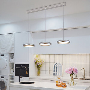 Modern Minimalist Three-Head Pendant <b>Light</b> Led Bar Chandelier For Kitchen <b>Dining</b> Room Home Lighting - Product Image 1