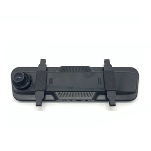 Vente chaude 9.66 pouces IPS écran full hd 1080p voiture dvr rétroviseur avec double caméras Streaming média rétroviseur - Product Image 5