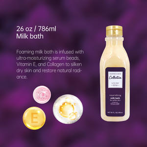 Crème de <span class=keywords><strong>bain</strong></span> BBC Private logo Taffetite Bath Collection <span class=keywords><strong>Ultra</strong></span> <span class=keywords><strong>Violet</strong></span> Nourishing Milk Bath 786ml - Product Image 2