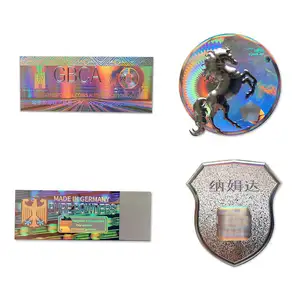 Rainbow Film Vinyl Logo Laser Die Cut Sticker Fancy Design Attractive Printing Adhesive Waterproof Holographic Sticker