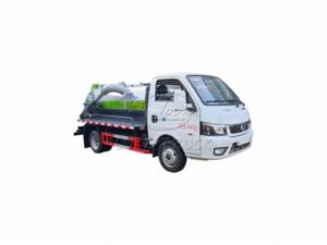 6 Wheel Dongfeng Vacuum Sewage Suction Truck 3CBM, Easy Access Underground Basement, Ideal for Toilet Septic Tank Waste Cleaning - Product Image 1