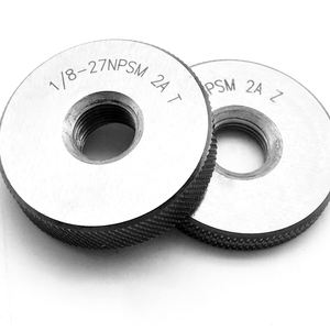 Npsm बेलनाकार पेंच मास्टर अंगूठी पण गो और नहीं जाना धागा अंगूठी गेज: 1/8 ~ <span class=keywords><strong>6</strong></span> Npsm धागा पिच गेज - Product Image 4