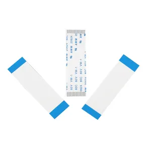 Özel 0.5mm 0.8mm 1.0mm 1.25mm 1.27mm 2.0mm ve 2.54mm Ffc 13p 75mm düz esnek kablo