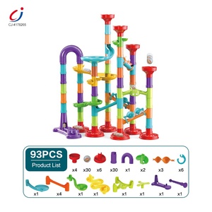 Chengji éducatif enfants labyrinthe folie jeu bricolage construction blocs de construction piste de course jouets marbre course ensemble de jouets - Product Image 4