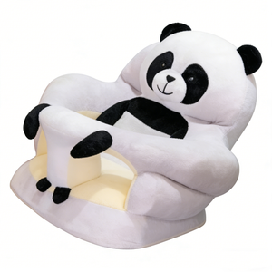 Siège d'apprentissage pour bébé en peluche personnalisé en forme de patte de panda, canapé d'apprentissage anti-basculement pour nourrissons - Product Image 3