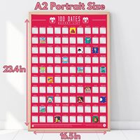 Fabricante personalizado 100 fechas para regalo de viaje Negro Álbum de anime Lista de cubo Diseños personalizados