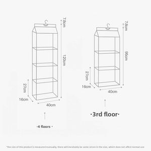 Bolsa de Almacenamiento Colgante de Tela, Material de Malla Transpirable, Tela No Tejida, Multiusos, Minimalismo Moderno, para Dormitorio, Baño - Product Image 4