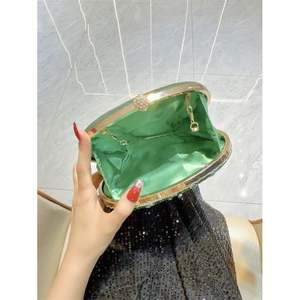 Glitzernde Sonnenblumen-Handtaschen Kristall-Clutch Blumen-Braut-Abendtasche Damen Bling Diamant Strass Kettentasche - Product Image 2