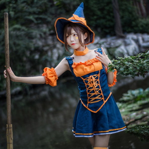 Nidalee Cosplay Costume Halloween Enchantress Set 7 Pieces Polyester Fiber Role Play Game Anime Outfit Size One Size - Product Image 2