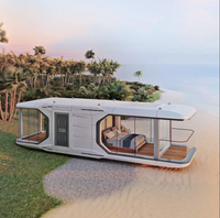 Vente chaude Maison bungalow préfabriquée Capsule Mini maison Villa modulaire pour hôtel Villa et appartement Maison capsule