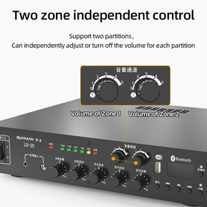Música de Fondo de 200W y 2 Zonas para Kit de Amplificador, Altavoces de Techo de 5.25 Pulgadas para Sala de Estar, Cocina, Sistema de Audio para Toda la Casa - Product Image 5