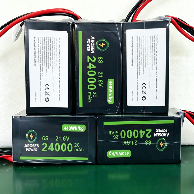 Lithium Polymer Semi-Solid Battery 21.6V 6S 43.2V 12S 24Ah 6S 2C High Density 440wh/kg for Firefighting Emergency Rescue UAV