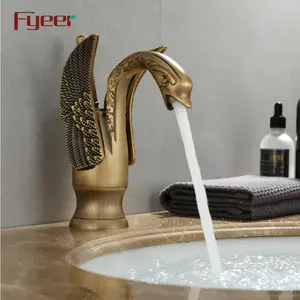 Fyeer Kamar Mandi Antik Kuningan Bentuk Basin Faucet