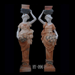 Fabrieksprijs Marmeren Pilaren Vierkant Wit Marmeren Pilaar Rond Marmeren Pilaarontwerp - Product Image 5