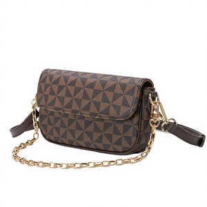 Ladies <b>Small</b> Crossbody Bags Pu Chain Japan Style Geometric Summer Fashion Water Resistant Shoulder Bag <b>Purse</b> for Women - Product Image 2