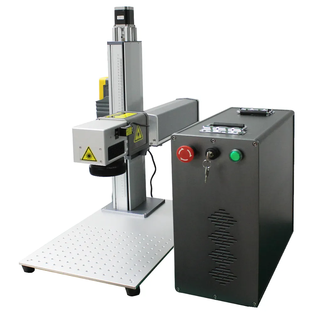 Dynamic 3d Fiber Laser Marking Machine 3d Laser Machine With Ez3 Software Feeltek 3d Scanning Head Laser Machine