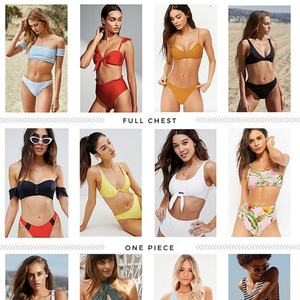 Traje de Baño de 4 Piezas Color Rosa para Mujer, Talla Grande, Personalizado, Fabricante OEM - Product Image 6