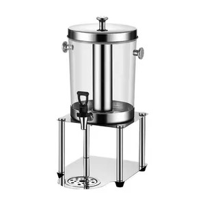 ตู้กดเครื่องดื่มสแตนเลส 8 ลิตร เกรดเชิงพาณิชย์ พร้อมก๊อกน้ำ สำหรับโรงแรม บาร์ ร้านอาหาร บุฟเฟ่ต์ - Product Image 2