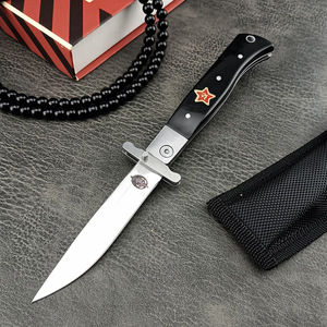 Cuchillo Plegable Personalizable de Acero Inoxidable 5Cr13 con Mango G10 para Camping, Supervivencia y Caza - Soporte OEM - Product Image 3