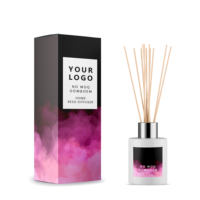 En gros Cartons Pliables Parfum Personnalisé Maison Reed Diffuseur Boîte D'emballage Boîte De Papier
