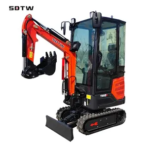 Superior Quality CE/EPA Approved KOOP/KUBOTA Engine Mini Small Mini Excavators 1200KG for sale