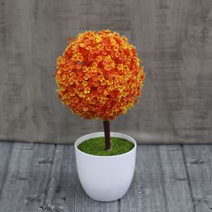 メーカーはギフト用の鉢植え付きの人工植物であるシングルリコリスボール人工植物をよく販売しています - Product Image 5