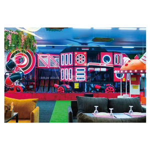 Aire de jeux intérieure sur le thème de l'hélicoptère personnalisée pour les enfants, équipement de jeu doux commercial avec toboggans et zones d'escalade - Product Image 4