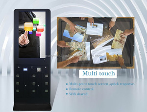 42 ''-55 TV stand lcd <span class=keywords><strong>instagram</strong></span> information kiosk with printer - Product Image 4