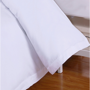Ensemble de literie d'hôtel en lin blanc personnalisé, housse de couette, draps, 100% coton, ensemble de literie d'hôtel - Product Image 2