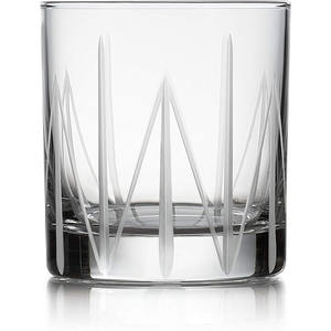 11 onces fabriqués à la main en cristal clair <span class=keywords><strong>coupe</strong></span> Cocktails Structure roches verres Double gobelet en verre à l'<span class=keywords><strong>ancienne</strong></span> - Product Image 5