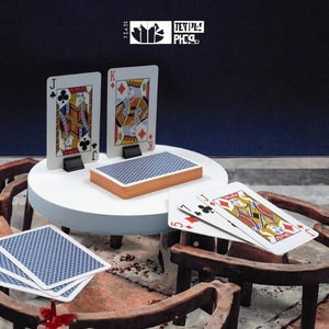 Juego de Fichas de Mahjong Estilo Americano, Acrílicas, Pintadas a Mano, con Tablero de Esquinas Cuadradas, Tapete de Neopreno y Empaque Personalizado - Product Image 3