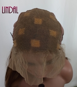 LINDAL onda allentata 13x6 frontal del merletto parrucca sintetica freetress capelli <span class=keywords><strong>fantasy</strong></span> marrone scuro parrucca sintetica - Product Image 6