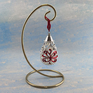 Custom Metal <b>Christmas</b> Hanging Ornament Holder Tabletop Stand Lantern Hook Ornament Display Stand - Product Image 3